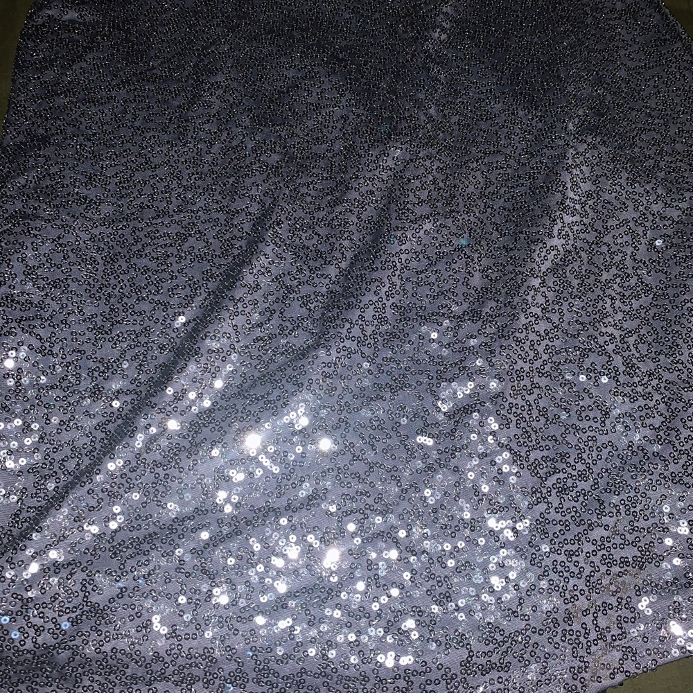 Sequence midnight blue/grey skirt woman small new
